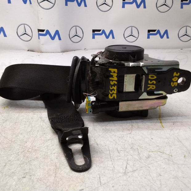 MERCEDES C-CLASS W205 SEAT BELT REAR RIGHT DRIVER SIDE A2058600285 FMS335 OSR