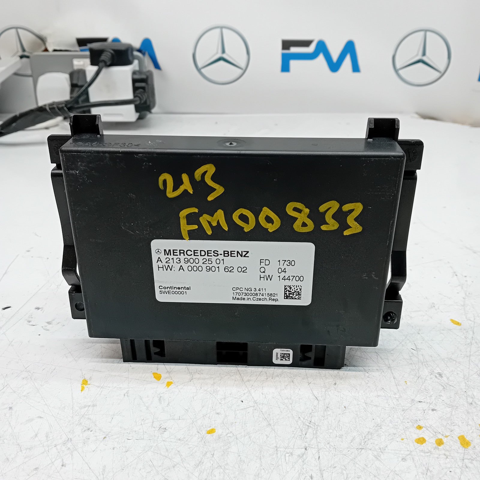 MERCEDES E-CLASS W213 GEARBOX CONTROL UNIT W205 A2139002501 FM00833