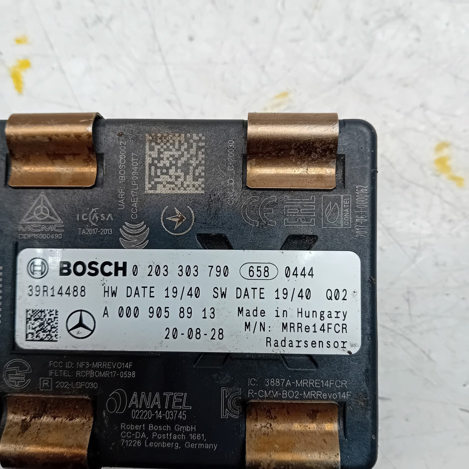 MERCEDES  A-CLASS FRONT RADAR SENSOR MODULE UNIT 2020 W177 A0009058913 FM001115