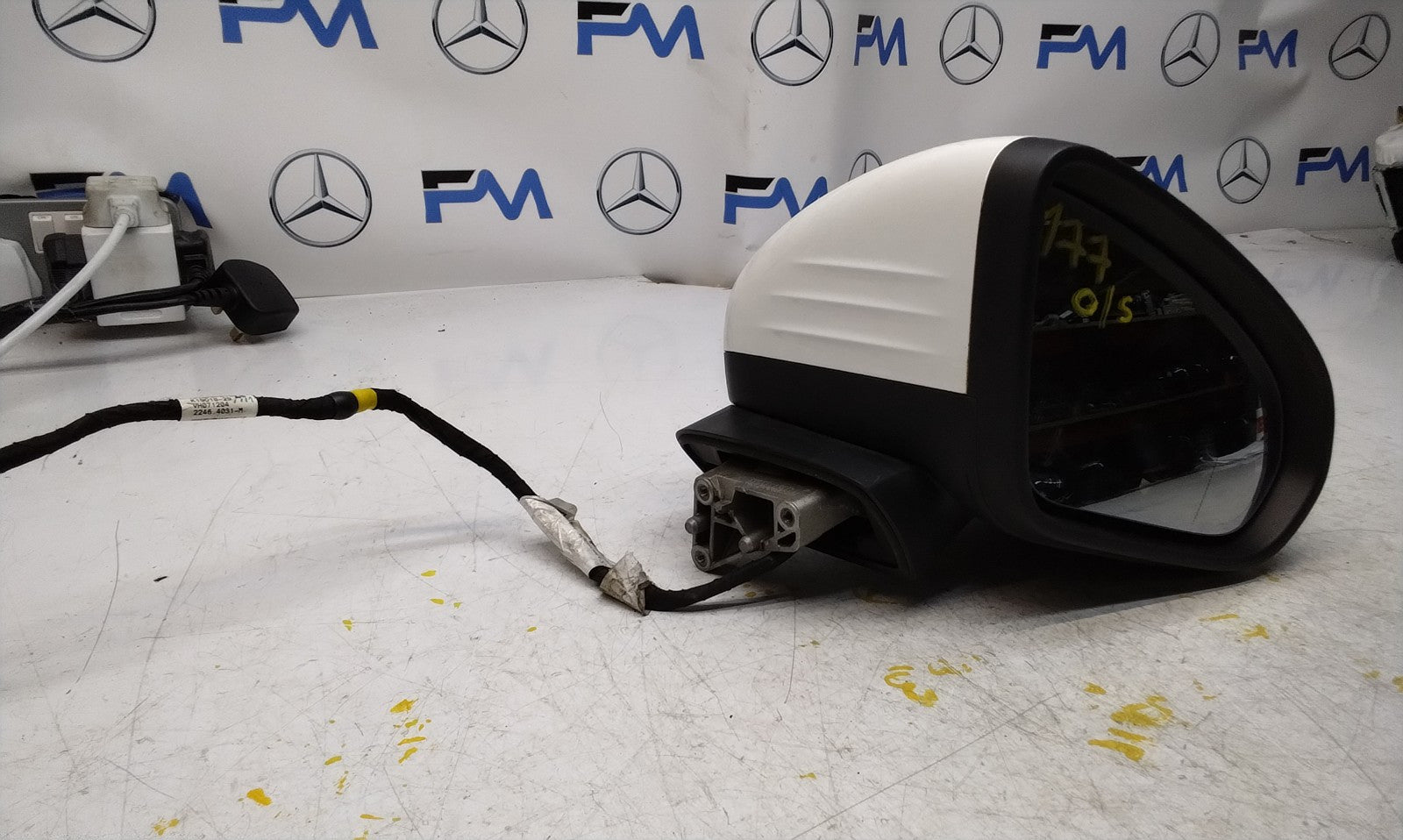 2021 MERCEDES-BENZ A-CLASS W177 Driver Side Wing Mirror A1778101200 WHITE 