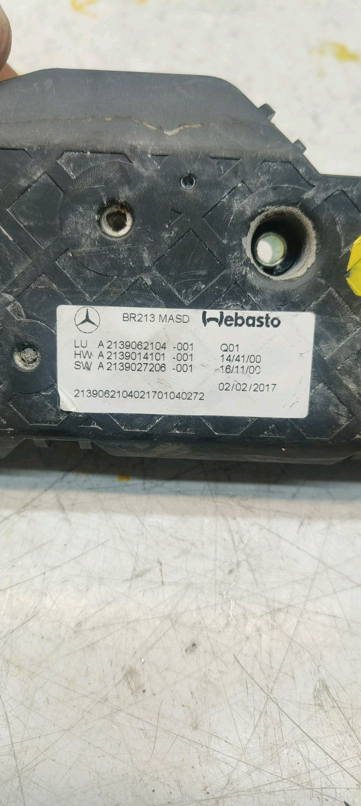 Mercedes E-CLASS W213 Sunroof Motor/Mechanism A2139062104 FM00703