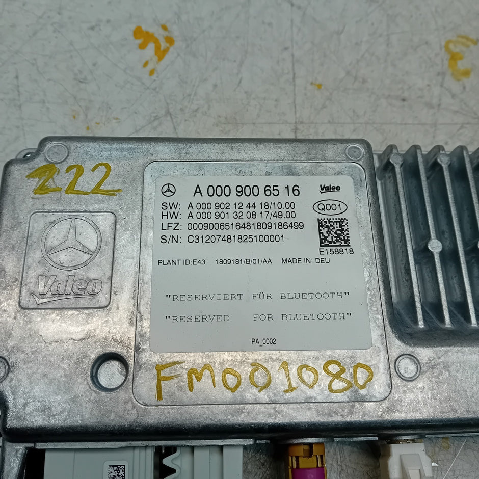 MERCEDES C S-CLASS W222 W205 BLUETOOTH PARKING CONTROL A0009006516 FM001080