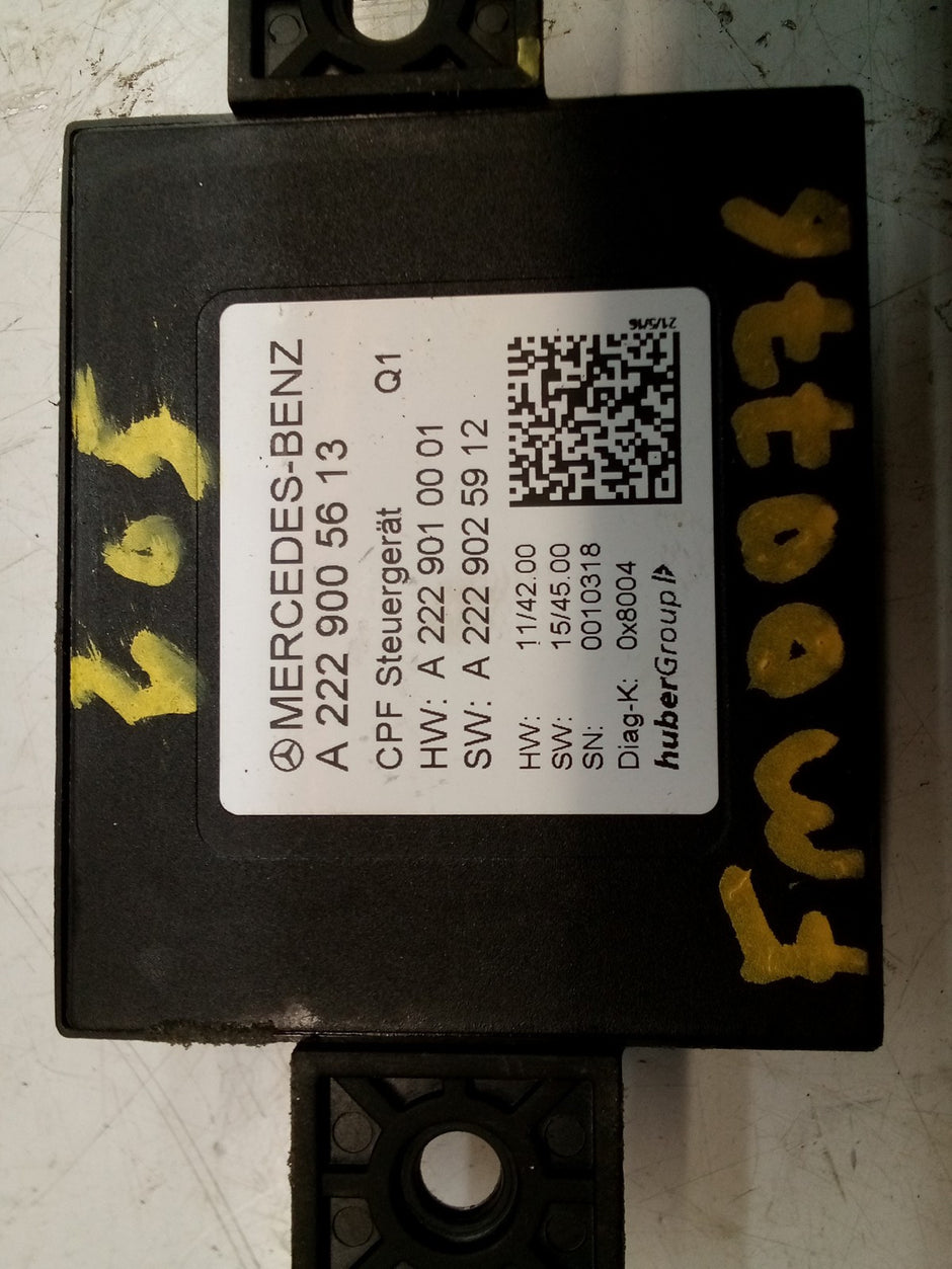 MERCEDES C S CLASS CAMERA REAR CONTROL MODULE ECU A2229005613 FM00776