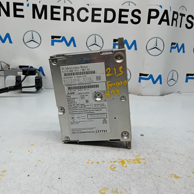 MERCEDES BENZ E-CLASS W213 2016 RADIO CD STEREO HEAD UNIT A2139007511 FM00899