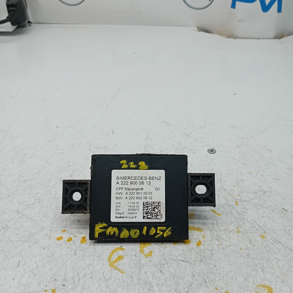 MERCEDES C S CLASS CAMERA REAR CONTROL MODULE ECU A2229005613 FM001056