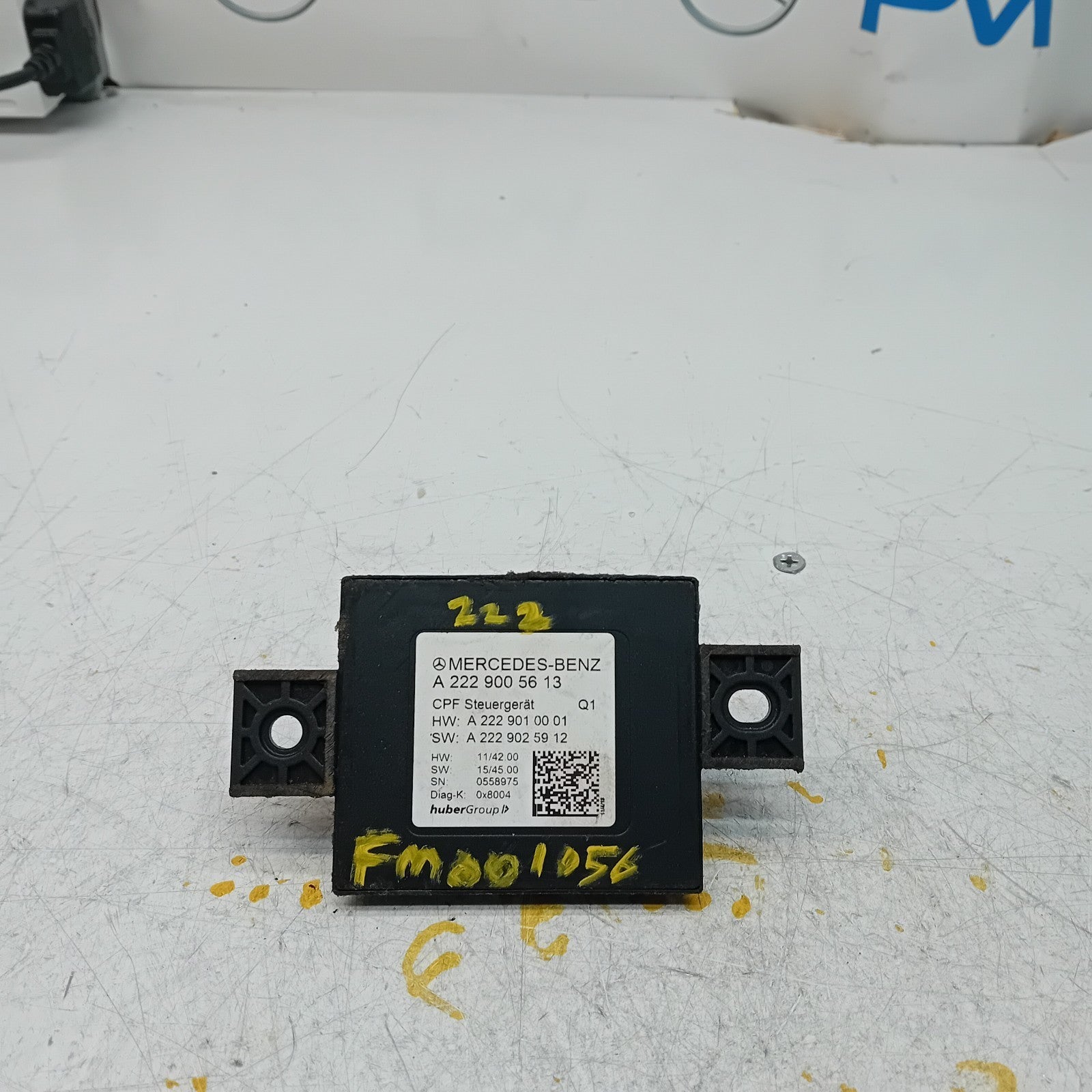 MERCEDES C S CLASS CAMERA REAR CONTROL MODULE ECU A2229005613 FM001056