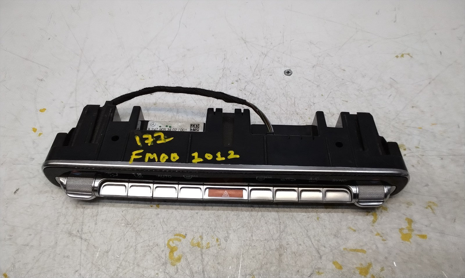 MERCEDES A B CLASS W177 W247 HEATER CLIMATE CONTROL PANEL A2479053402  FM001012