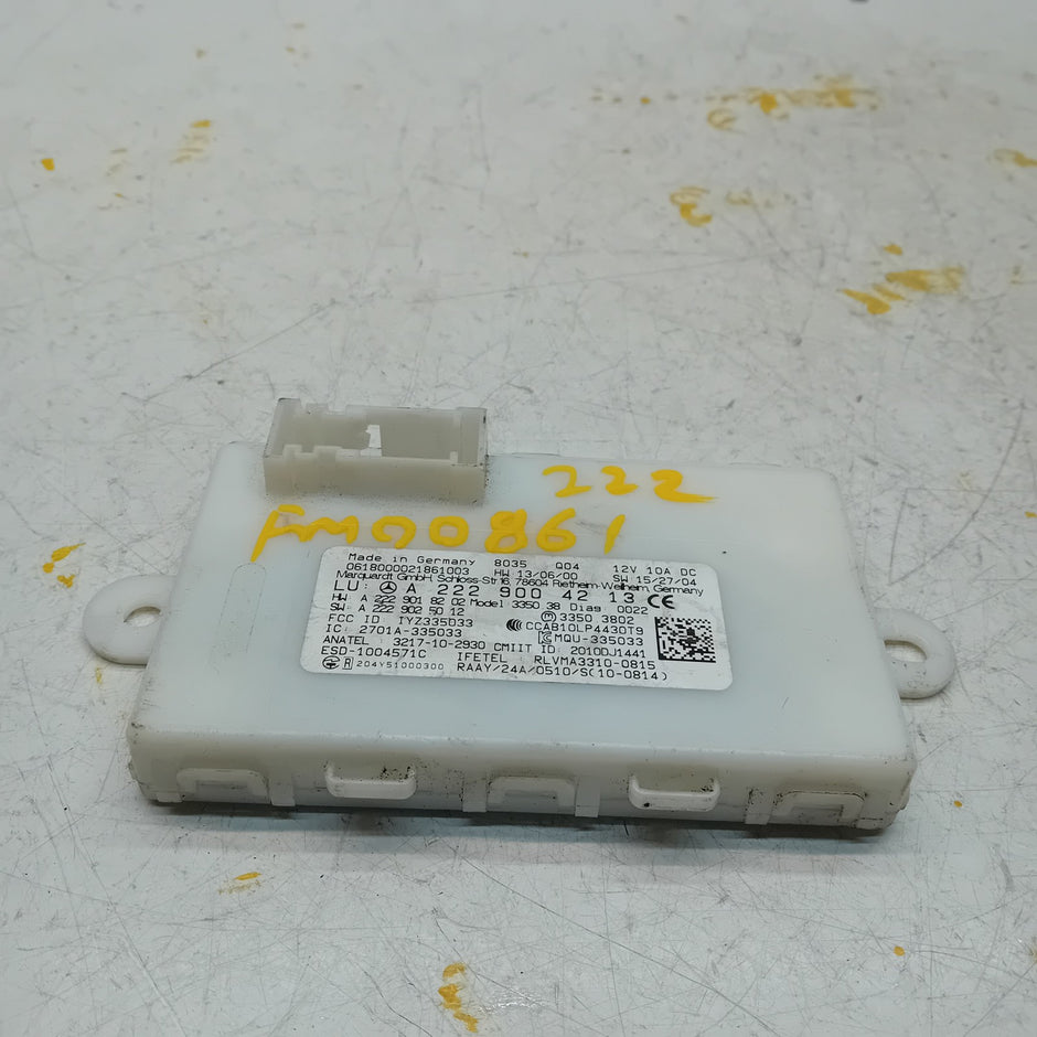 MERCEDES BENZ S-CLASS KEYLESS GO CONTROL UNIT W222 A2229004213 FM00861
