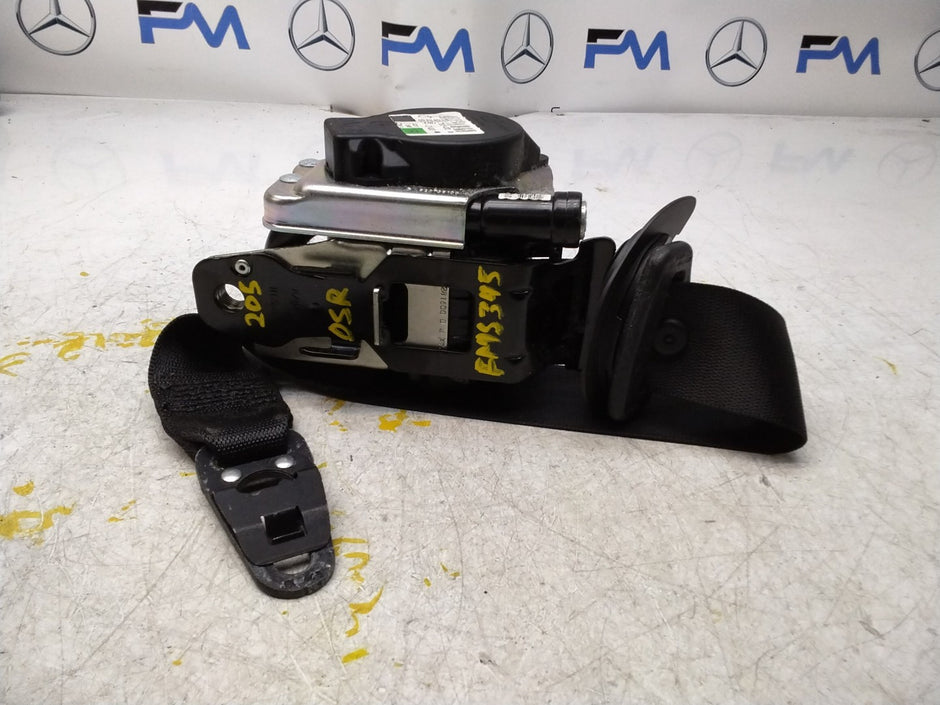 MERCEDES C-CLASS W205 SEAT BELT REAR RIGHT DRIVER SIDE A2058600285 FMS345 OSR