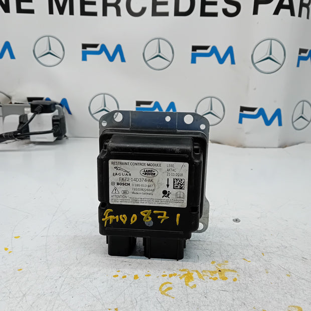 LANDROVER DISCOVERY SPORT 2016 RESTRAINT CONTROL MODULE FK72-14D374-AK FM00871