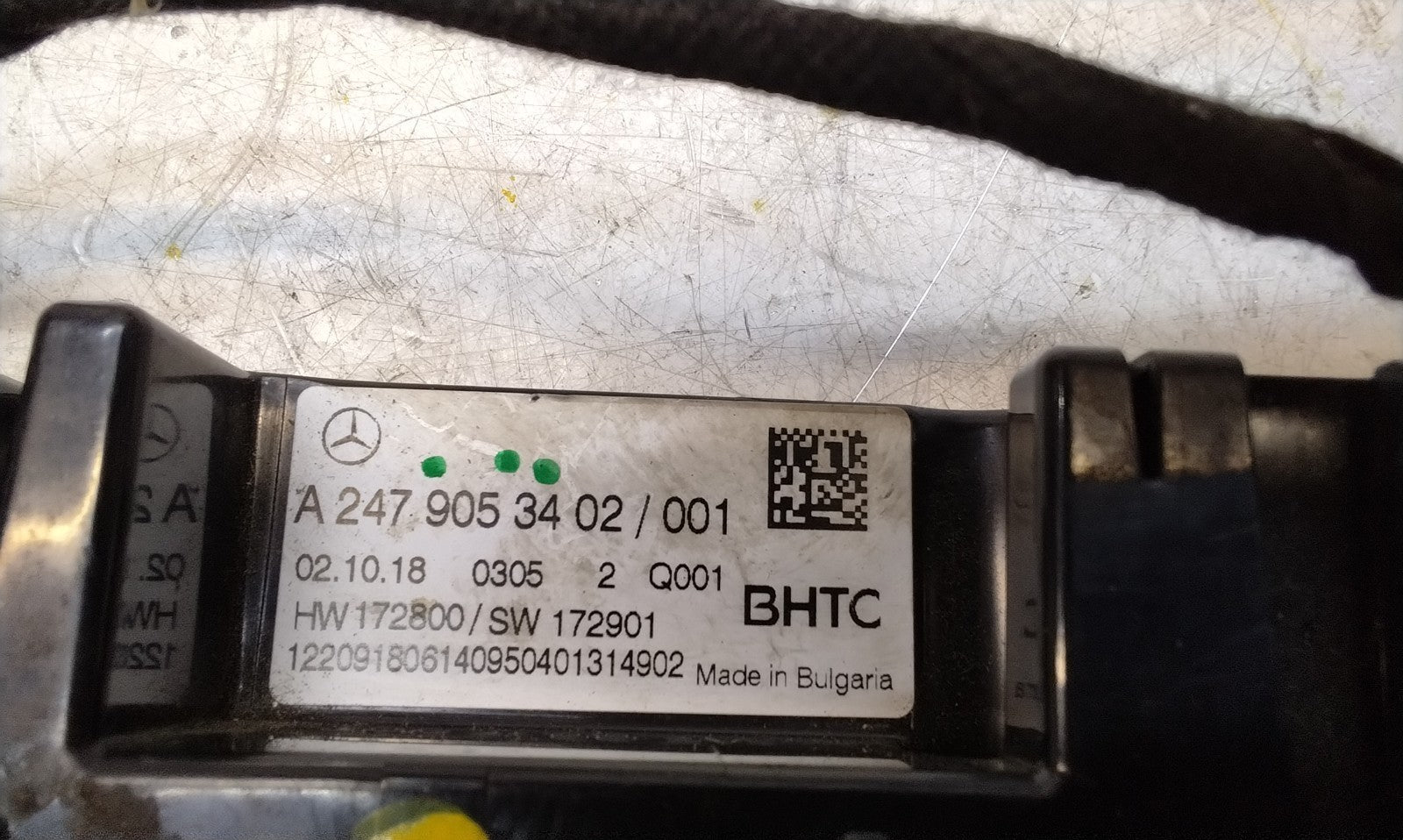 MERCEDES A B CLASS W177 W247 HEATER CLIMATE CONTROL PANEL A2479053402  FM001012