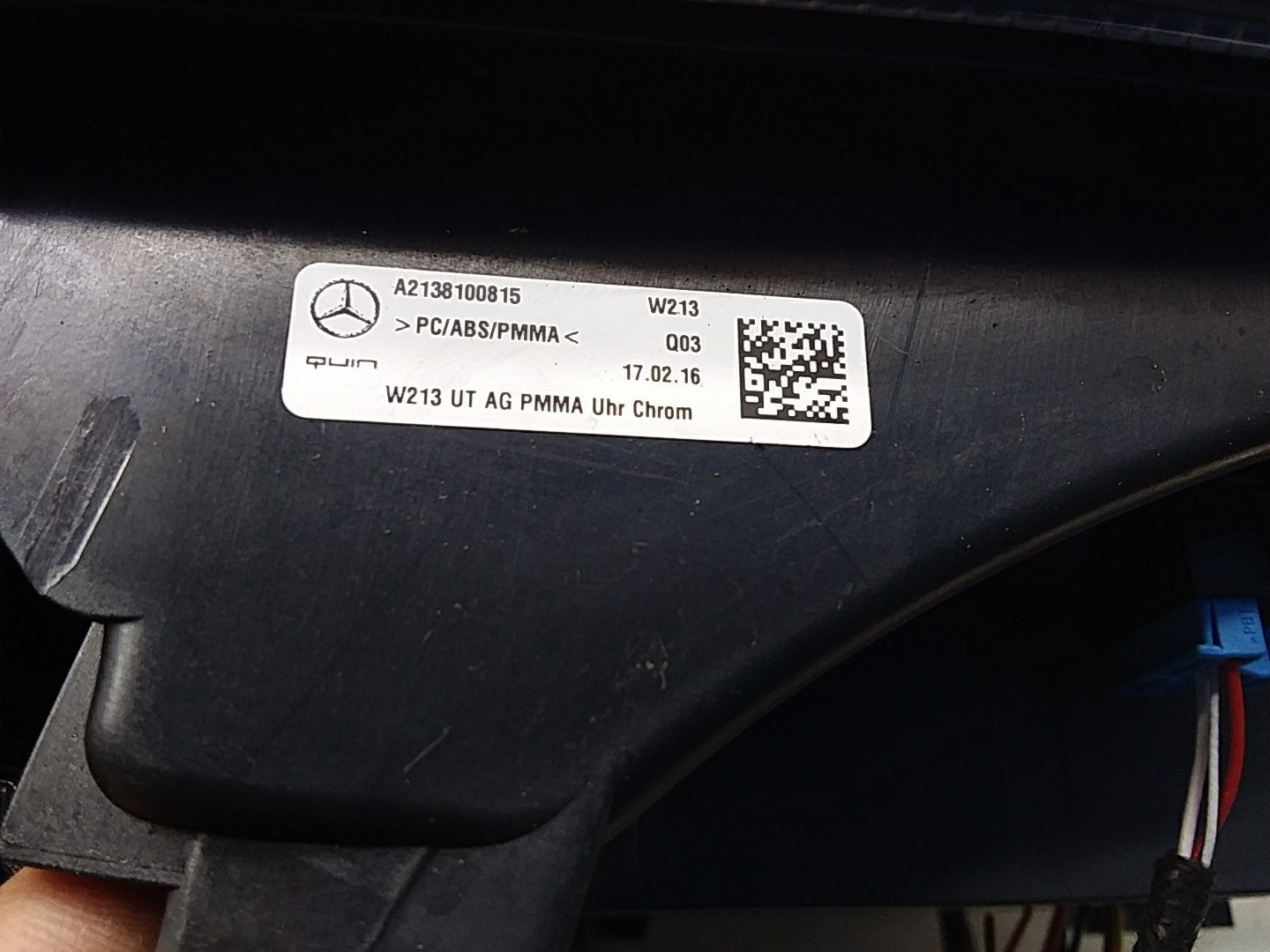 2016-2019 MERCEDES E CLASS W213 CENTRE  CONSOLE  A2138100815 FMK124