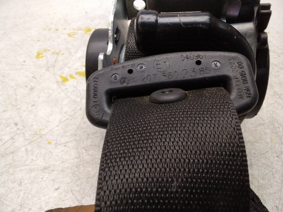 MERCEDES E CLASS SEAT BELT REAR RIGHT AND LEFT A2078602385 C207 FMS449 NSR OSR