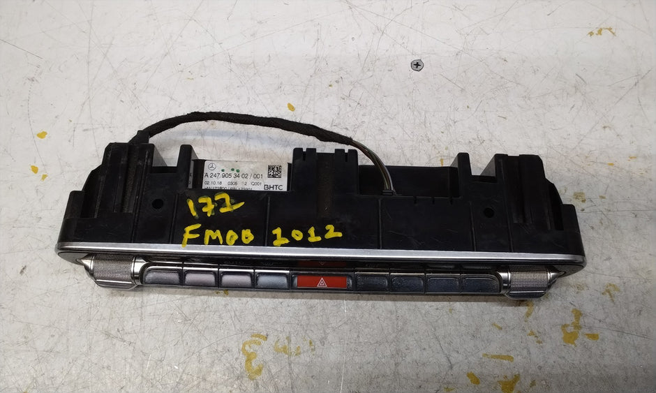 MERCEDES A B CLASS W177 W247 HEATER CLIMATE CONTROL PANEL A2479053402  FM001012