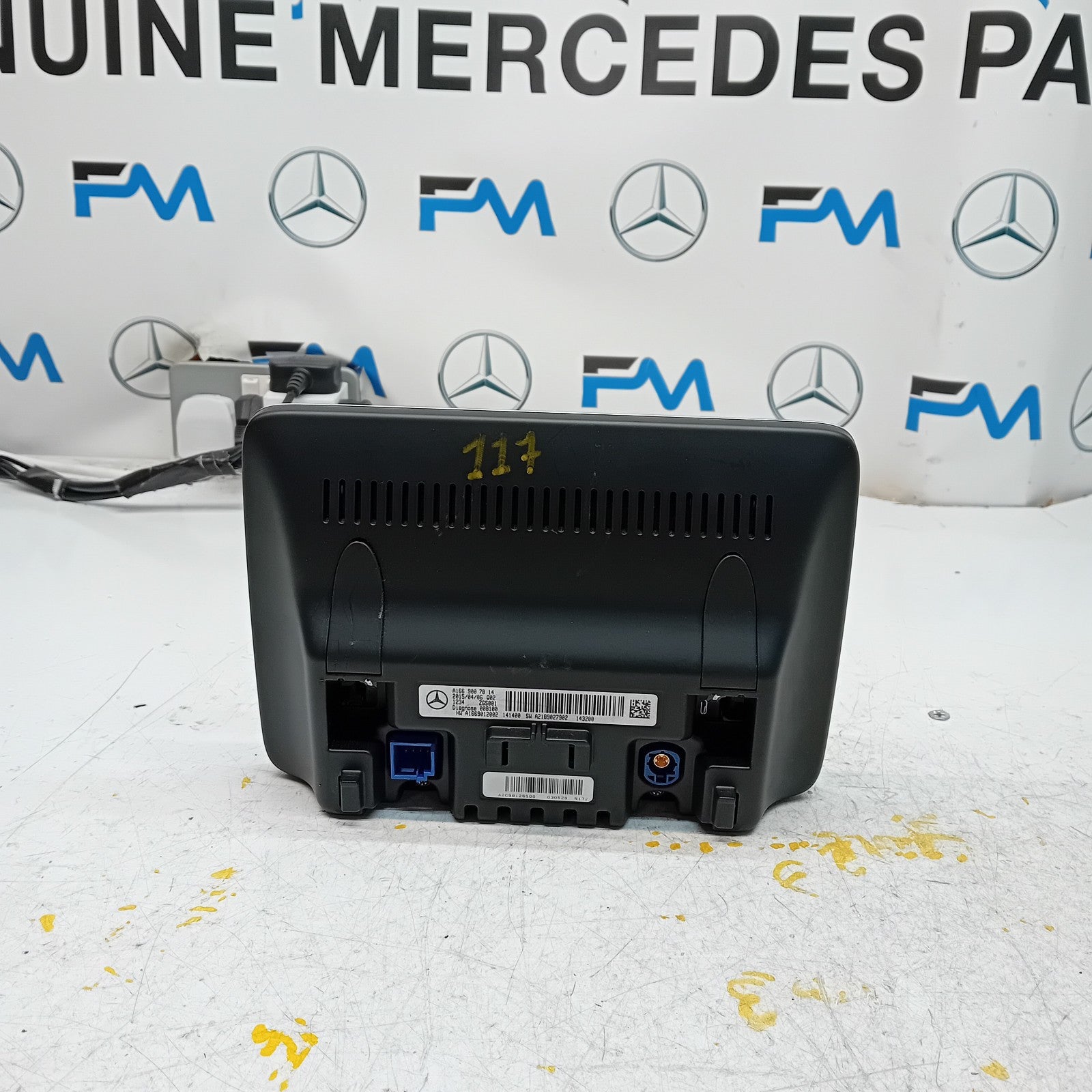 MERCEDES CLA W117 W166 DISPLAY SCREEN CLUSTER A1669007814 2015 FM00886