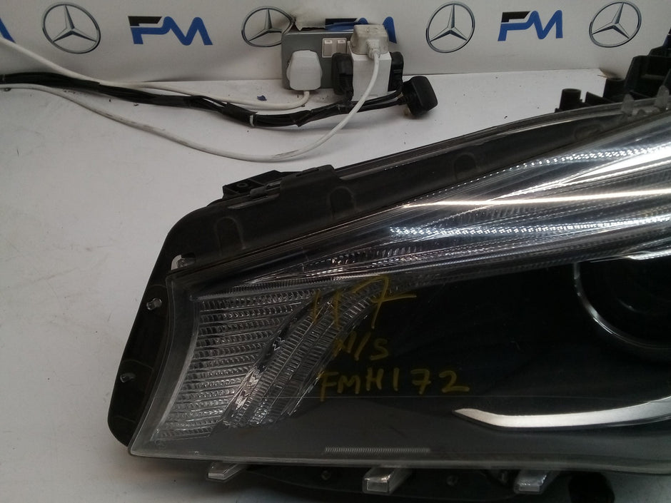 MERCEDES CLA W117 HEADLIGHT PASSENGER NS LEFT A1179065300 2015 FMH172