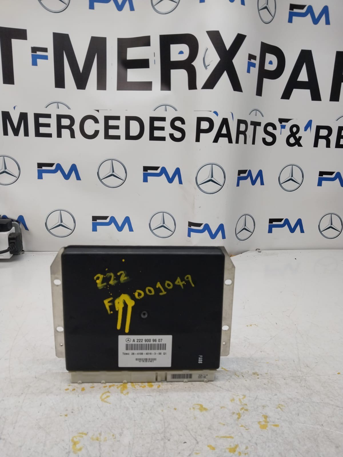 MERCEDES S-CLASS W222 SUSPENSION CONTROL UNIT MODULE A2229009607 FM001049