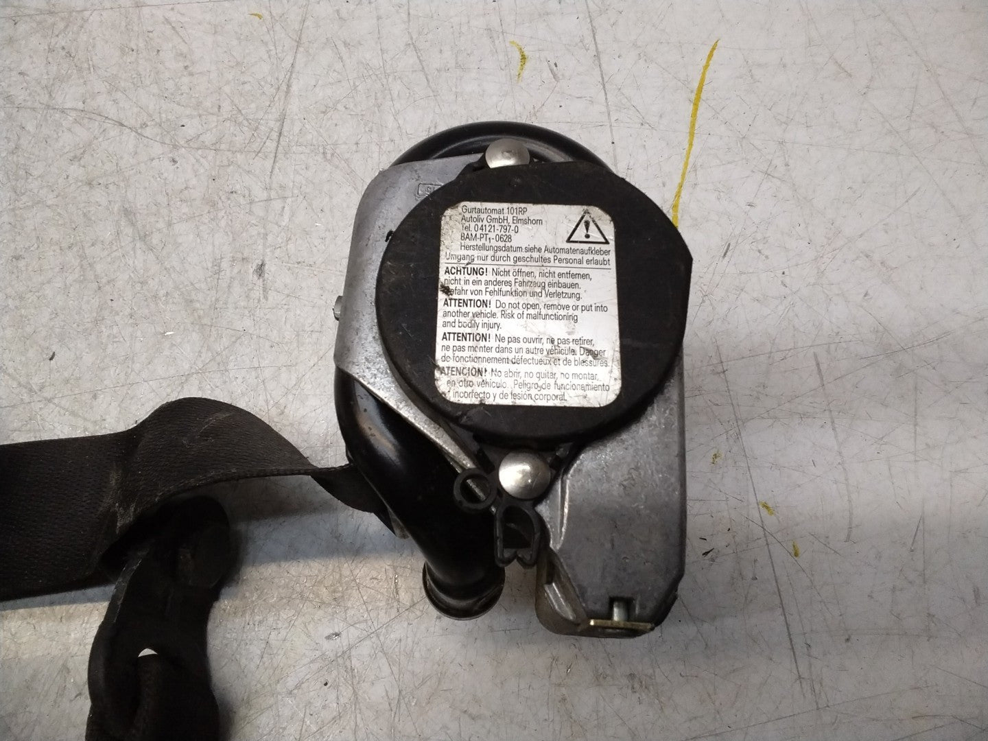 MERCEDES A CLASS W169 DRIVERS SIDE FRONT SEAT BELT A1698603485 FMS362 OSF