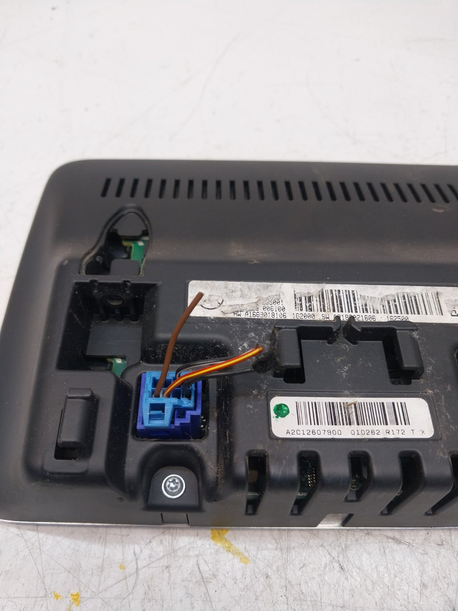 MERCEDES ML/M-CLASS W166 DISPLAY SCREEN A1669007814 2015 FM00721