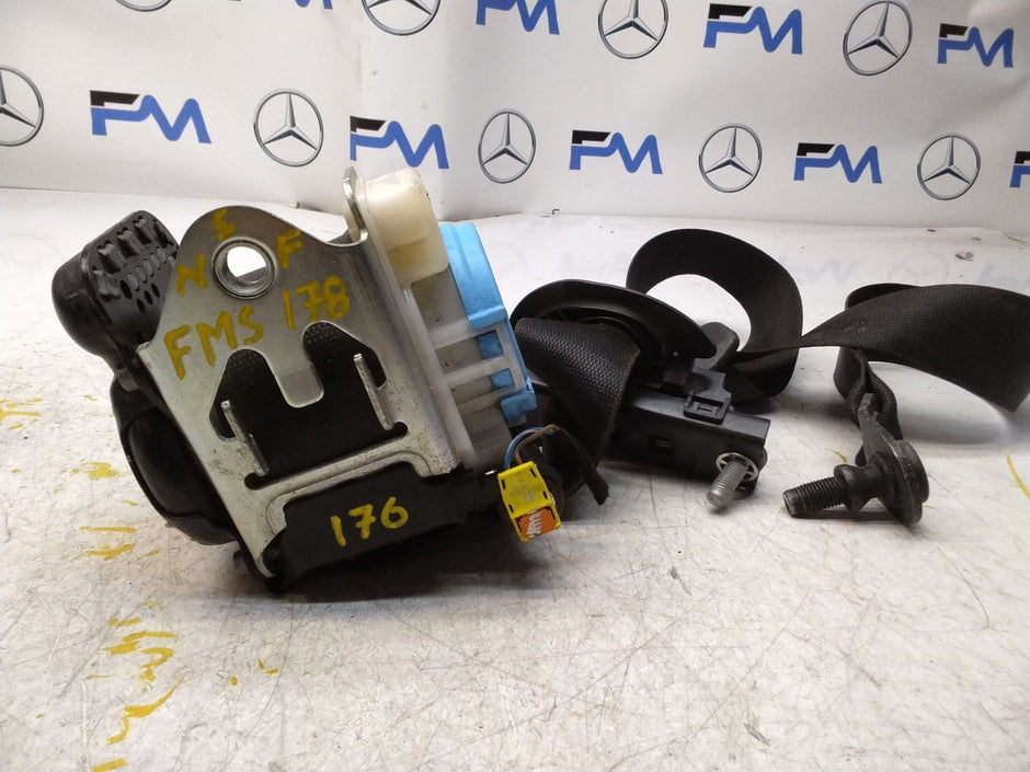 MERCEDES A CLASS W176 SEAT BELT FRONT LEFT SIDE A1768600185 FMS178 NSF