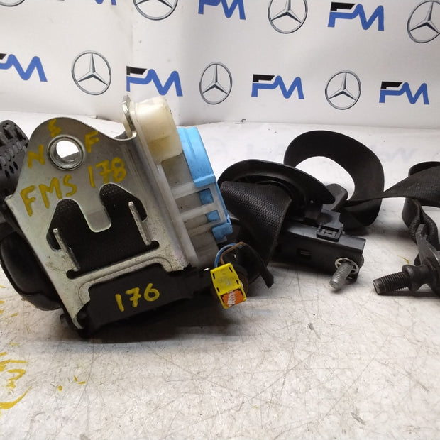 MERCEDES A CLASS W176 SEAT BELT FRONT LEFT SIDE A1768600185 FMS178 NSF
