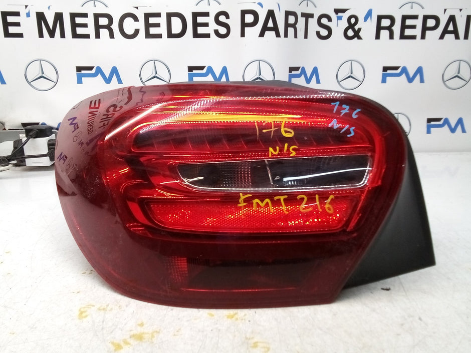 MERCEDES A-CLASS W176 PASSENGER SIDE LEFT NS REAR TAIL LIGHT A1769064800 FMT216