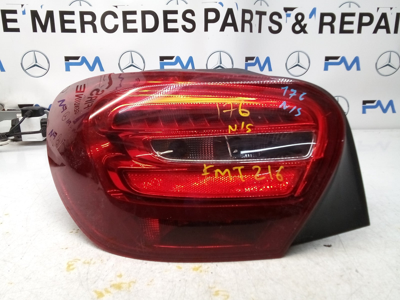 MERCEDES A-CLASS W176 PASSENGER SIDE LEFT NS REAR TAIL LIGHT A1769064800 FMT216