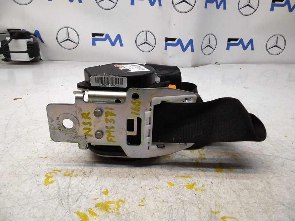 MERCEDES BENZ GLE W166 SIDE REAR SEAT BELT A1668603185 FMS371 NSR