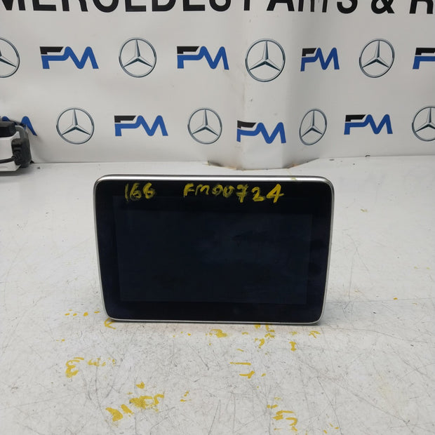 MERCEDES ML/M-CLASS W166 DISPLAY SCREEN A1669007814 2015 FM00724