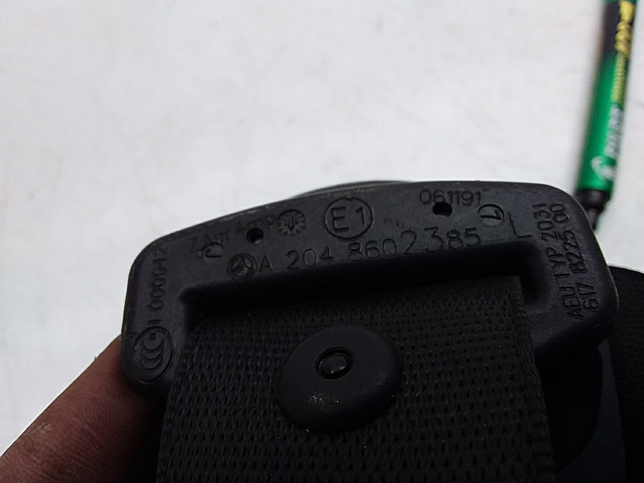MERCEDES C-CLASS W204 SEAT BELT FRONT LEFT PASSENGER SIDE A2048602385 FMS216 NSF
