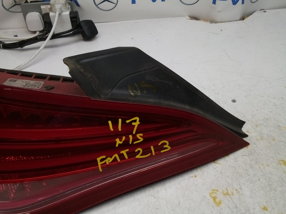 MERCEDES CLA W117 PASSENGER SIDE LEFT NS REAR TAIL LIGHT A1179060501 2015 FMT213