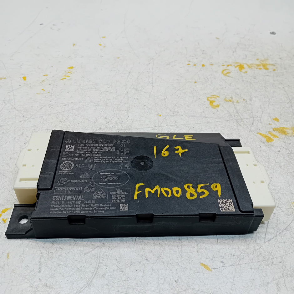 MERCEDES GLE CLASS IGNITION CONTROL MODULE ECU A1679009230 W167 FM00859