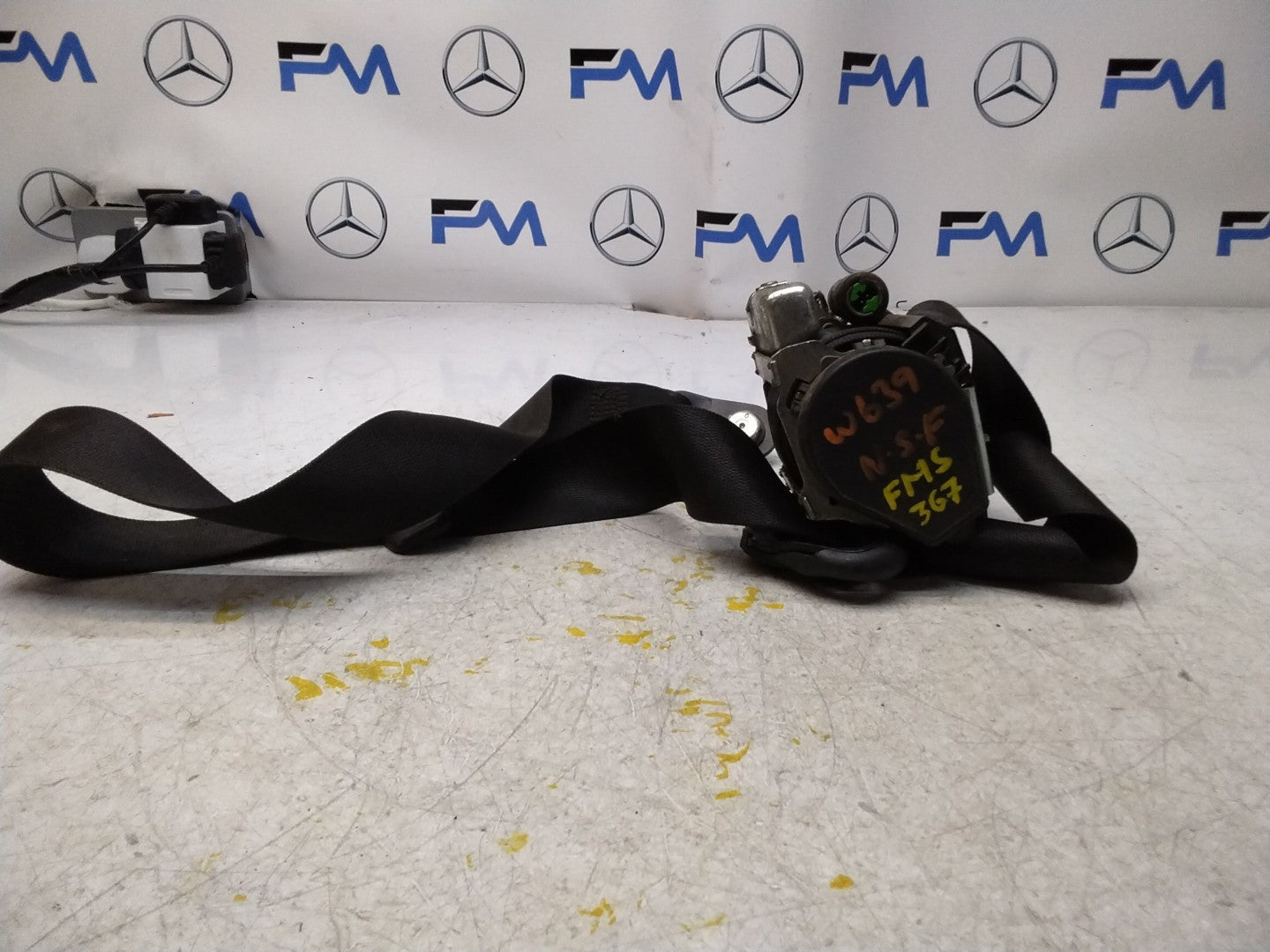 MERCEDES VITO CDI E5 PANEL VAN  SEAT BELT - DRIVER FRONT A6398603885 FMS367 OSF