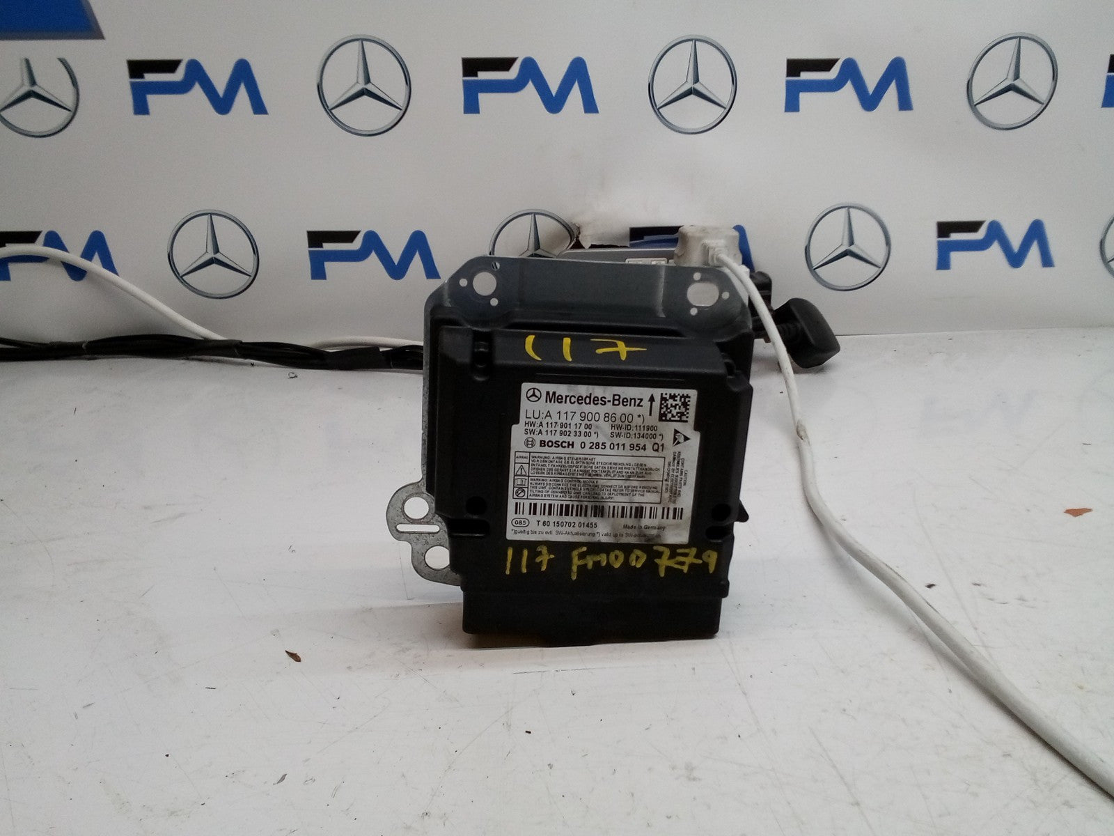MERCEDES CLA AIRBAG CONTROL MODULE W117 A1179008600 FM00779