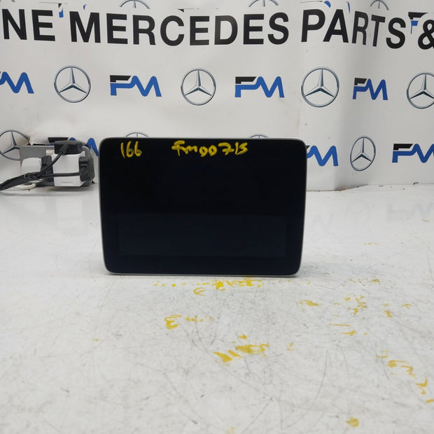 MERCEDES M-CLASS W166 DISPLAY SCREEN A1669001420 2018 FM00713