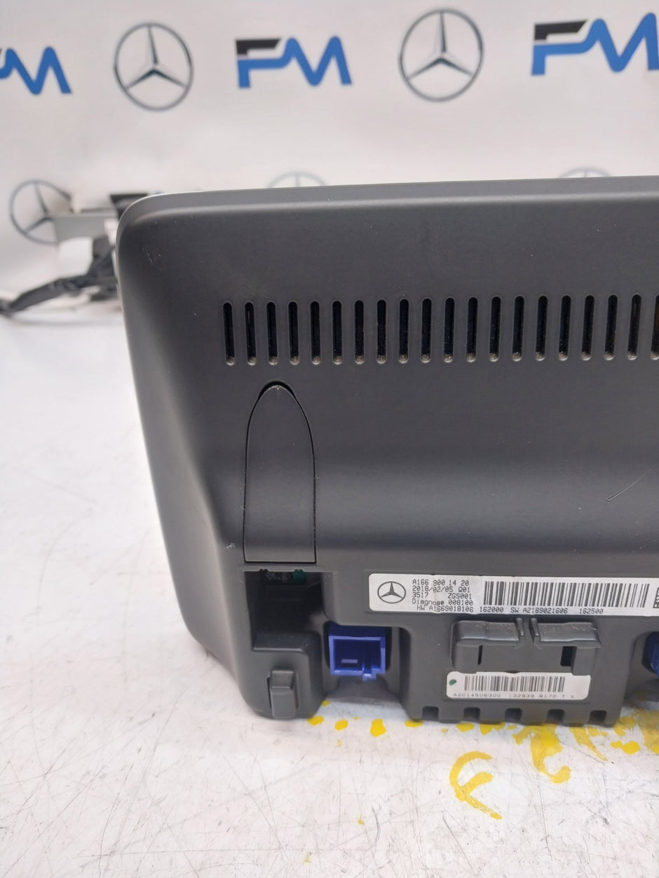 MERCEDES M-CLASS W166 DISPLAY SCREEN A1669001420 2018 FM00713