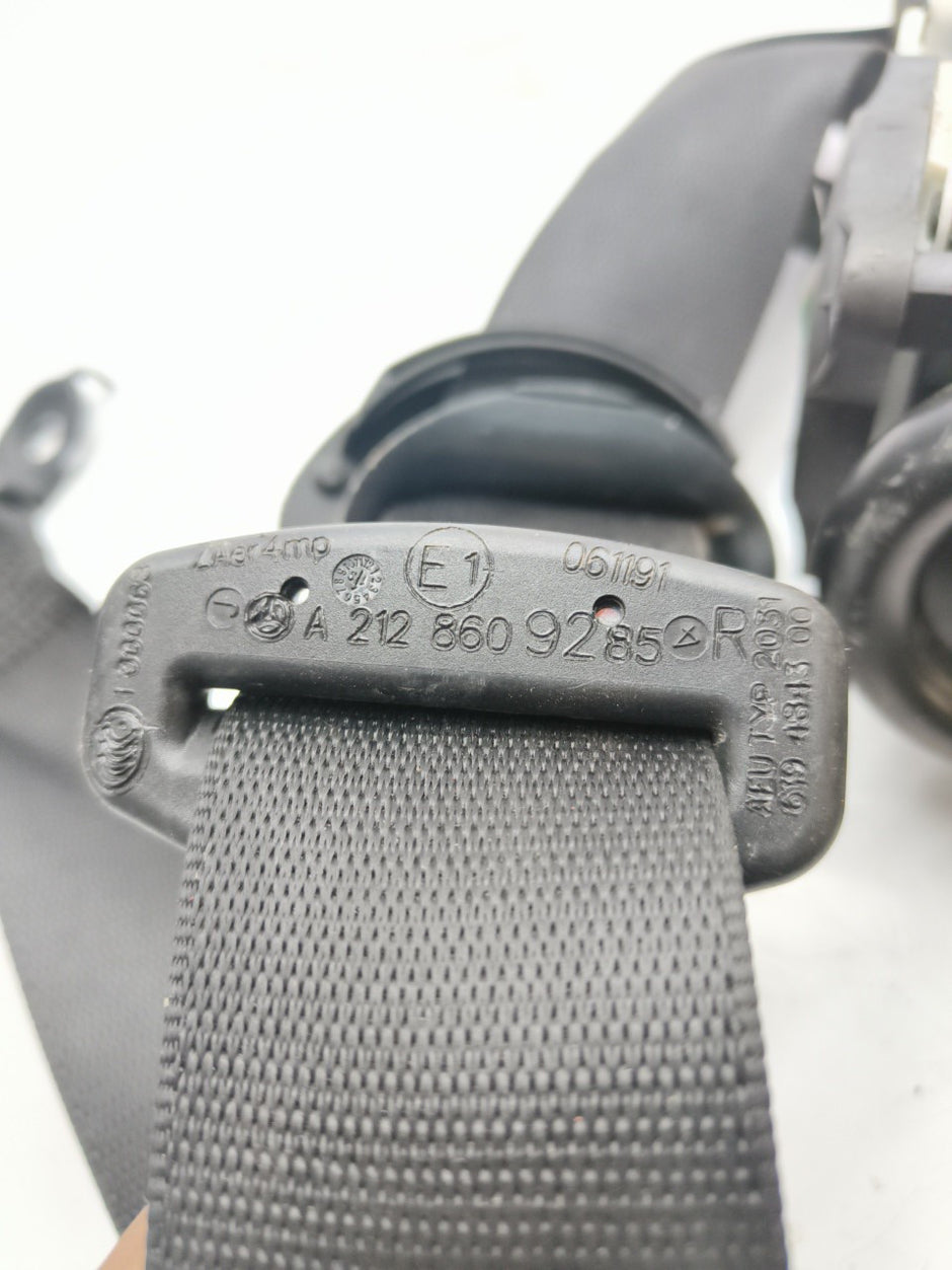 2009-16 MERCEDES W212 ESTATE DRIVER RIGHT FRONT SEAT BELT A2128609285 OSF FMS31