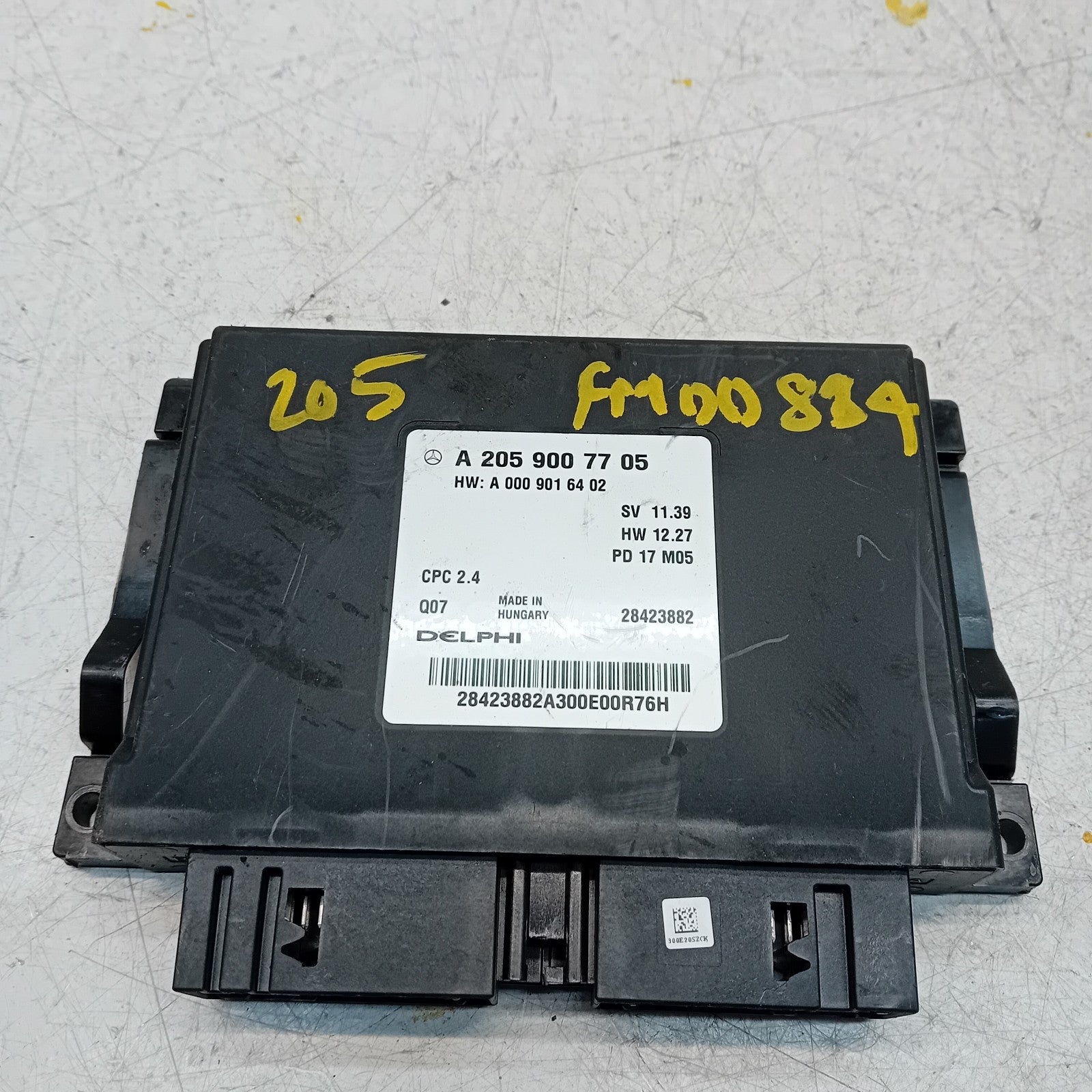 MERCEDES C-CLASS W205 GEARBOX CONTROL UNIT W205 A2059007705 FM00834