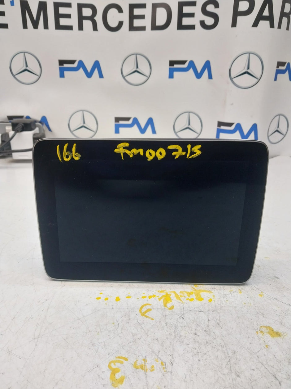 MERCEDES M-CLASS W166 DISPLAY SCREEN A1669001420 2018 FM00713