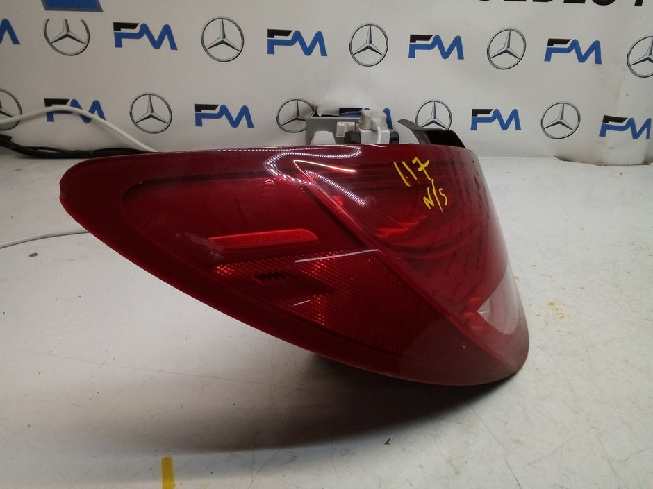 MERCEDES CLA W117 PASSENGER SIDE LEFT NS REAR TAIL LIGHT A1179060501 2015 FMT213