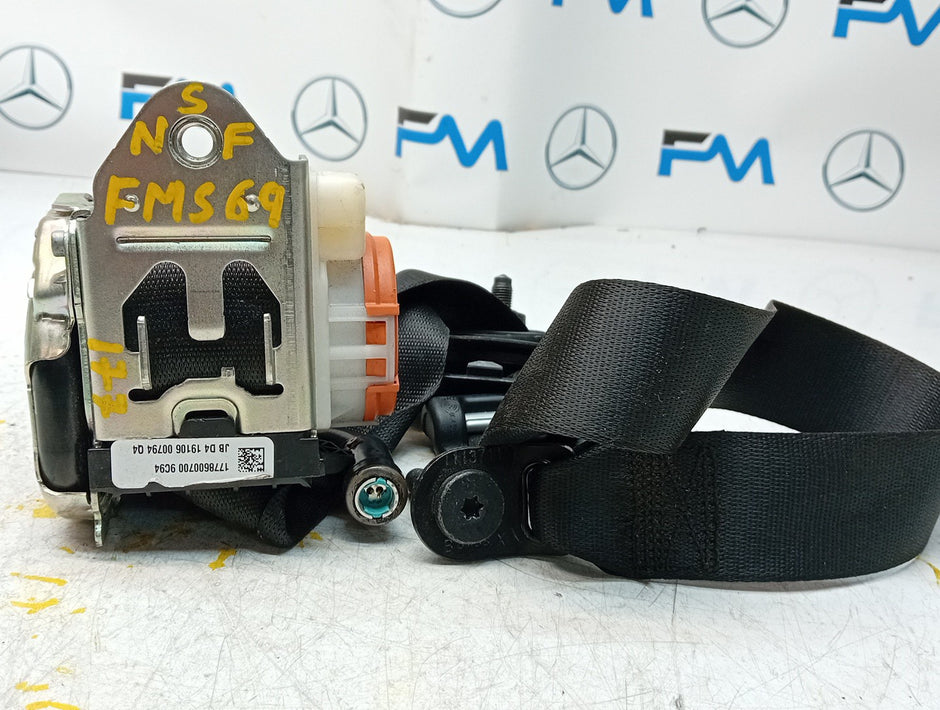 MERCEDES A CLASS  FRONT LEFT SEAT BELT WITH PRETENSIONER A1778600700 FMS69 NSF