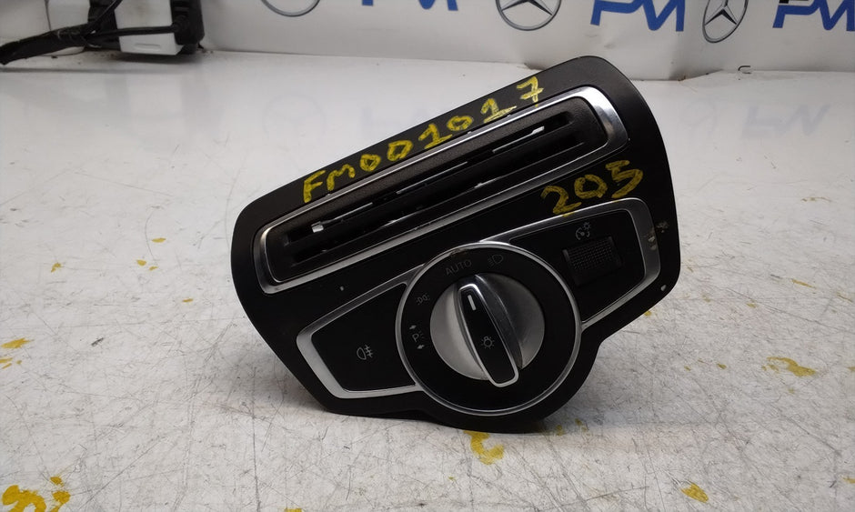 MERCEDES C-CLASS W205 HEADLIGHT CONTROL SWITCH 2014-2020 A2059051810 FM001017