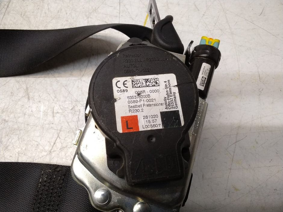 MERCEDES-BENZ C COUPE C205 W205  FRONT LEFT SEATBELT A2058601501 FMS306 NSF 