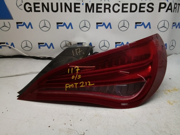 MERCEDES CLA W117 DRIVER SIDE RIGHT OS REAR TAIL LIGHT A1179060601 2015 FMT212