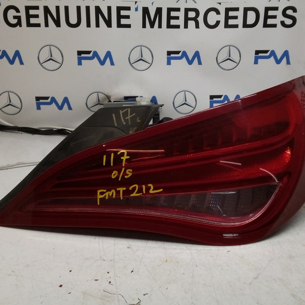 MERCEDES CLA W117 DRIVER SIDE RIGHT OS REAR TAIL LIGHT A1179060601 2015 FMT212