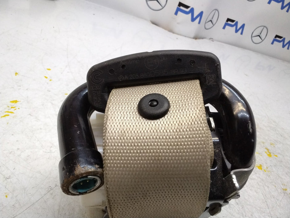 MERCEDES C CLASS W205 REAR PASSENGER SIDE SEAT BELT A2058600585 FMS315 NSR