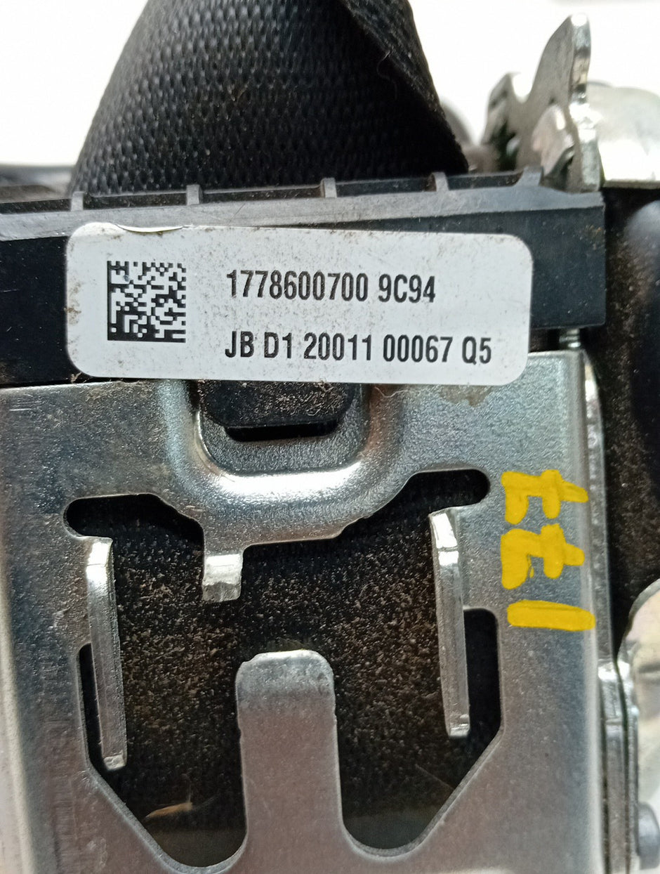 MERCEDES A CLASS  FRONT LEFT SEAT BELT WITH PRETENSIONER A1778600700 FMS76 NSF