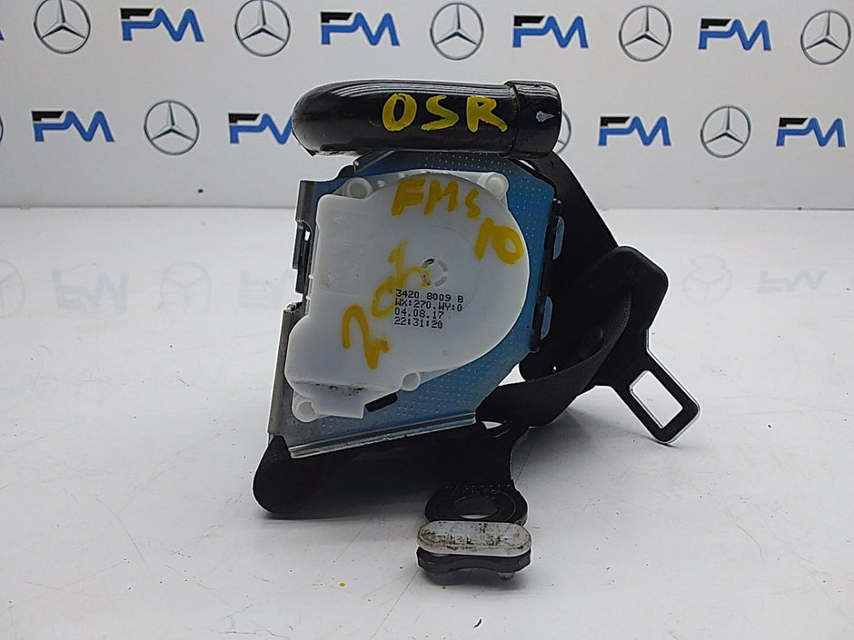 MERCEDES BENZ W205 C CLASS DRIVER REAR SIDE BELT RIGHT OSR A2058600685 FMS10