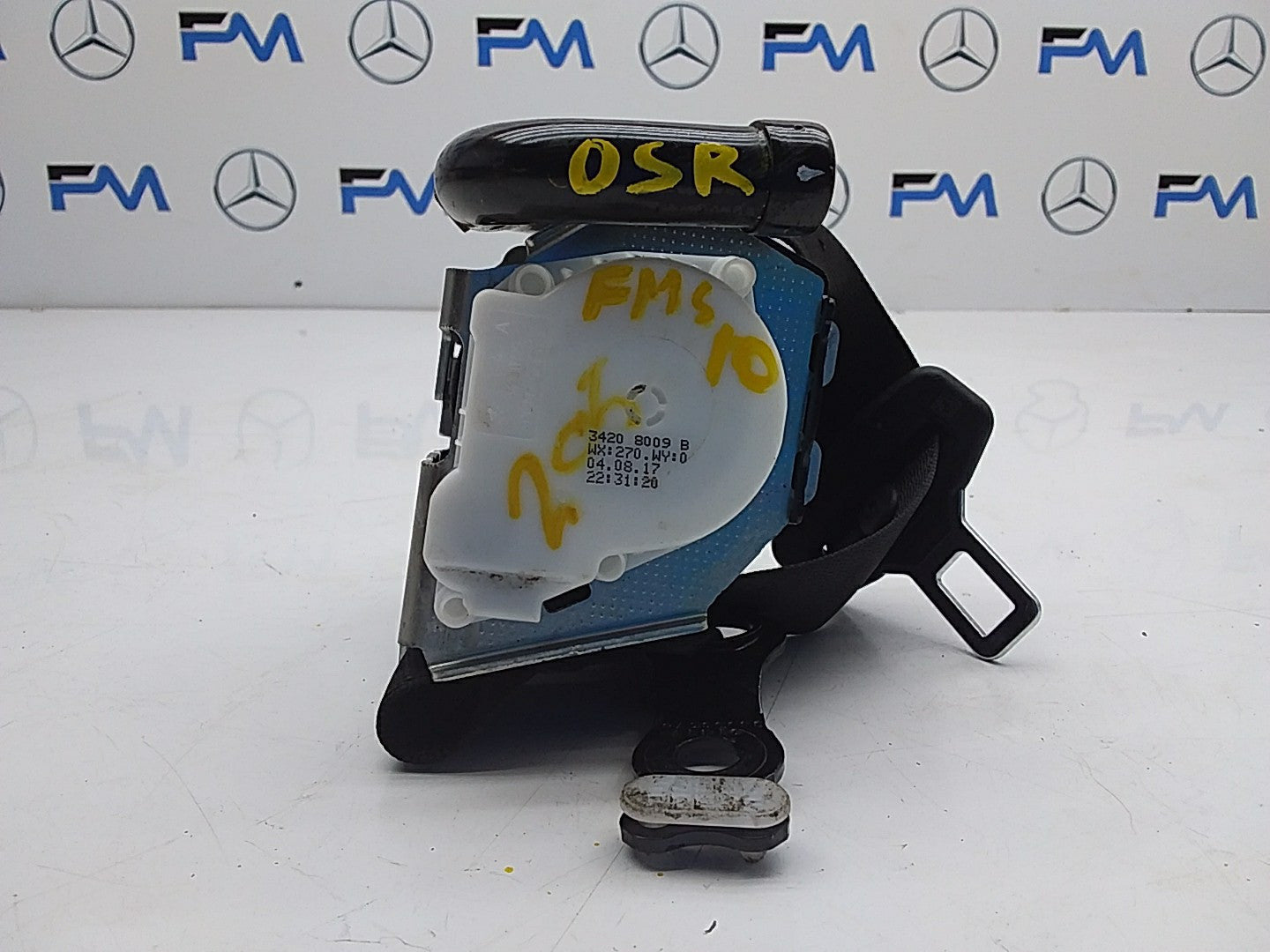 MERCEDES BENZ W205 C CLASS DRIVER REAR SIDE BELT RIGHT OSR A2058600685 FMS10