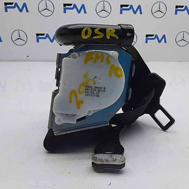 MERCEDES BENZ W205 C CLASS DRIVER REAR SIDE BELT RIGHT OSR A2058600685 FMS10